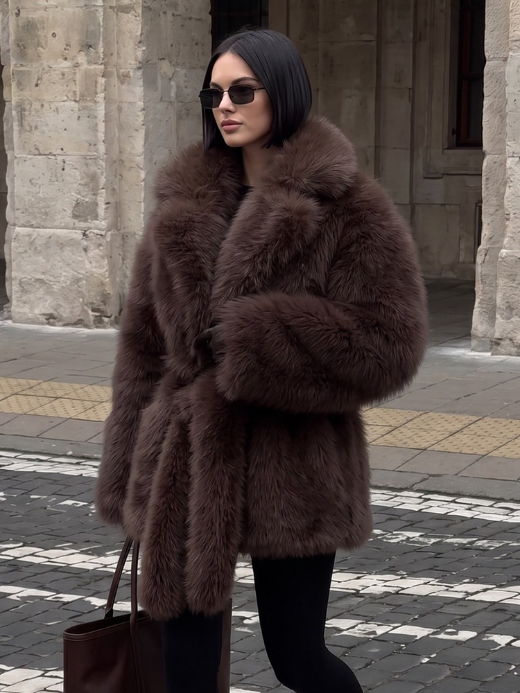 Mueyaruho 2026 Winter Women Lu - Wool Coat Peacoat ulasan dan harga