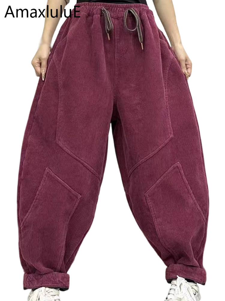 Amax LuluE Design Winter Ladie - Corduroy Pant Warm ulasan dan harga
