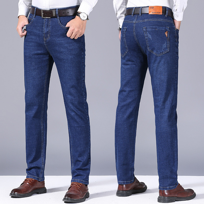 2024 Summer Thin Men's Elastic - Levis Jeans 501 ulasan dan harga