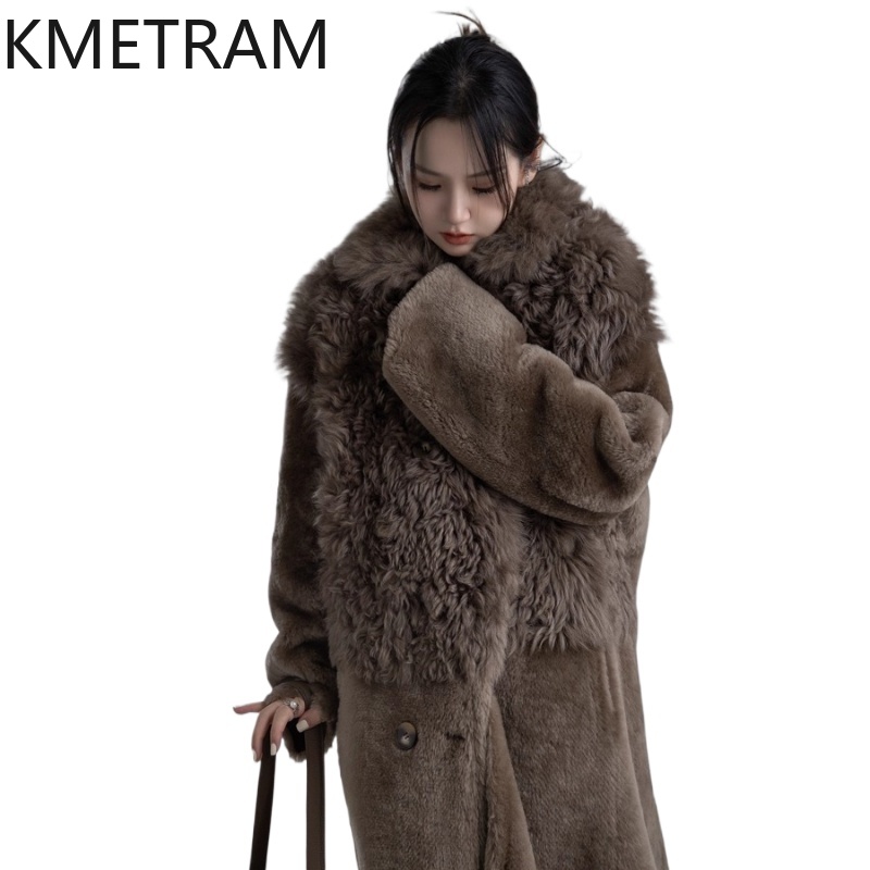 KMETRAM 100% Natural Tuscany o - Wool Coat Peacoat ulasan dan harga